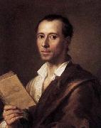 MENGS, Anton Raphael, Portrait of Johann Joachim Winckelman